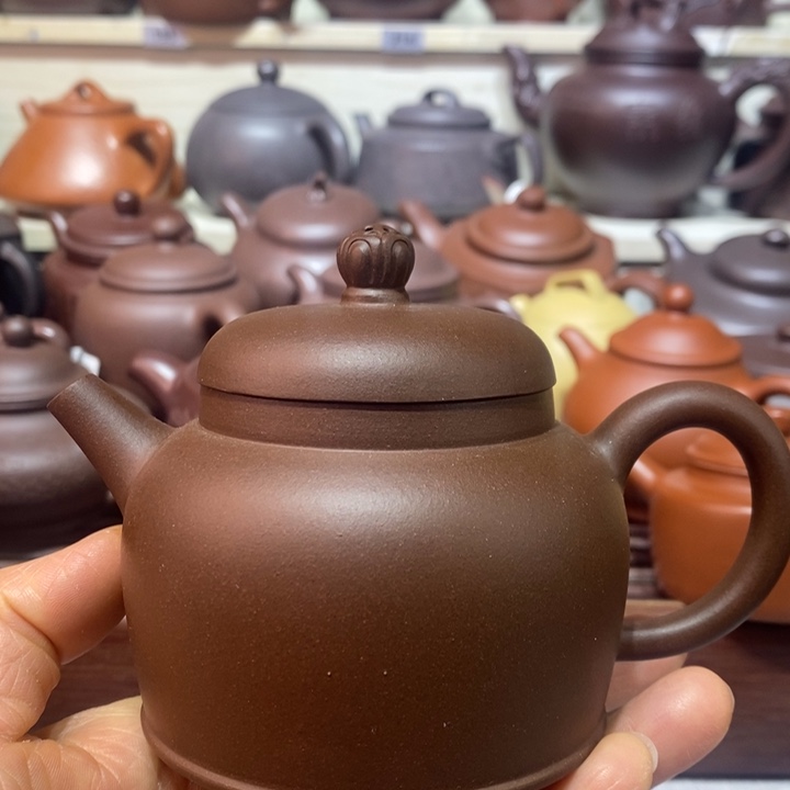 茶壶紫砂微瑕处理一把