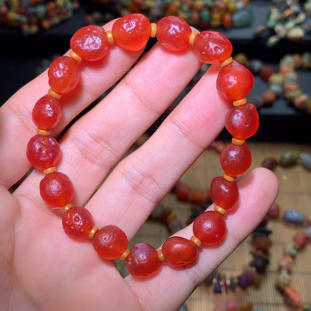 玛瑙/玉髓未镶嵌手链