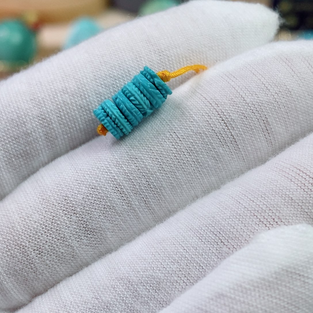 绿松石未镶嵌珠宝奇石6.1mm