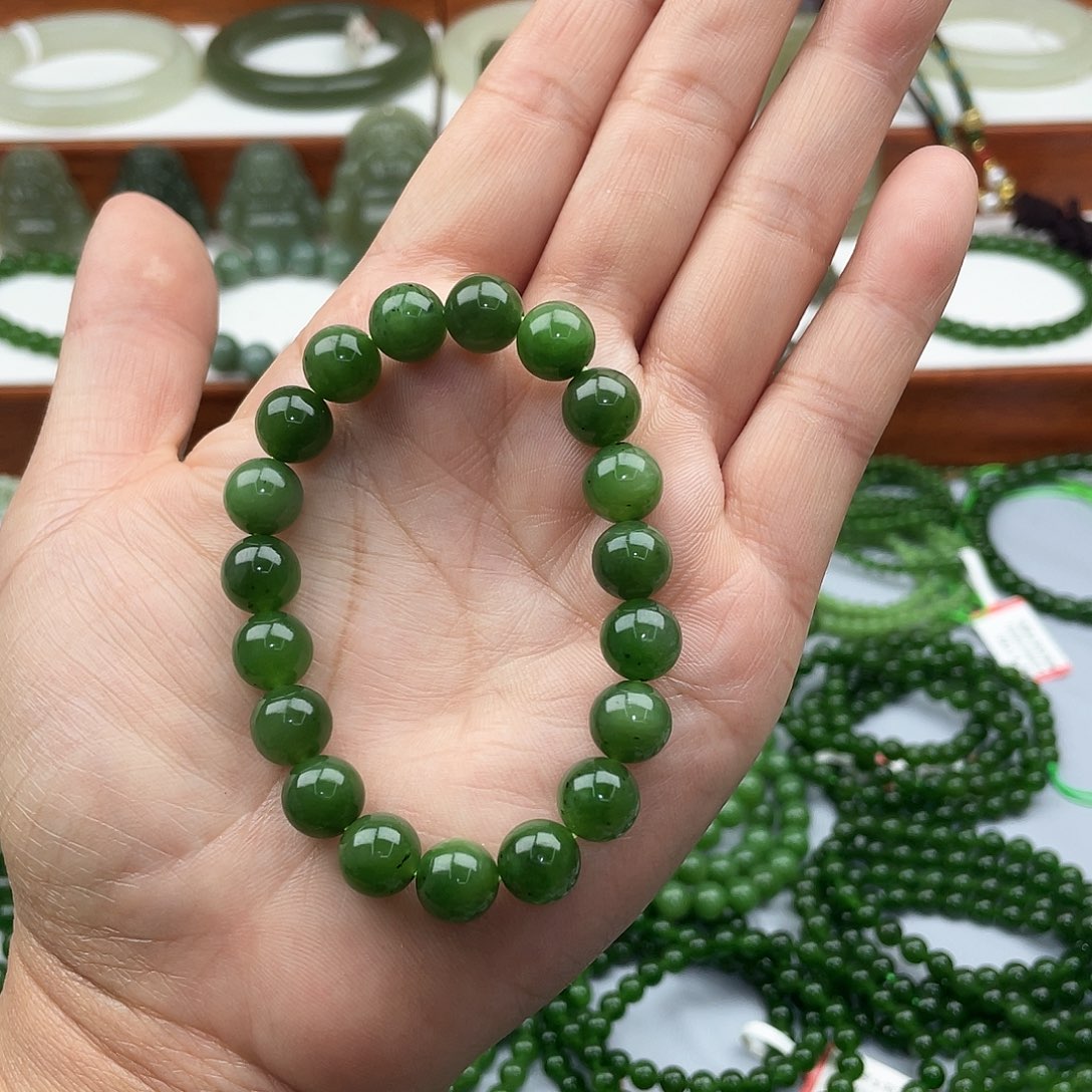 和田玉手串未镶嵌