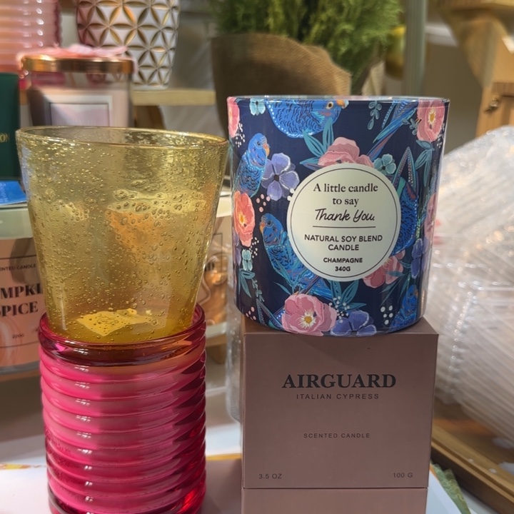 山***罗手工蜡艺定制三杯香薰蜡烛