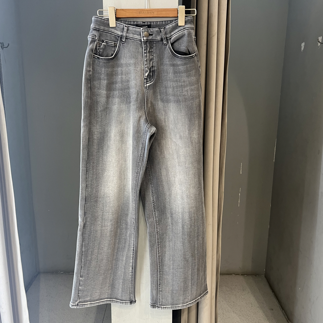 麦寻女装KCNLQ038加绒直筒裤