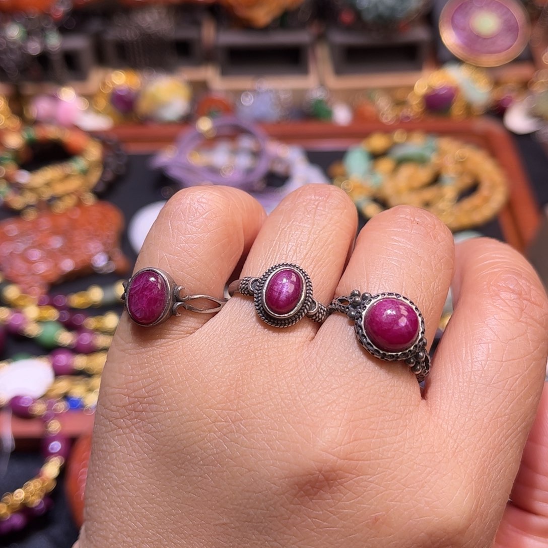 戒指未镶嵌红宝石双十二直降价不议（任选一）