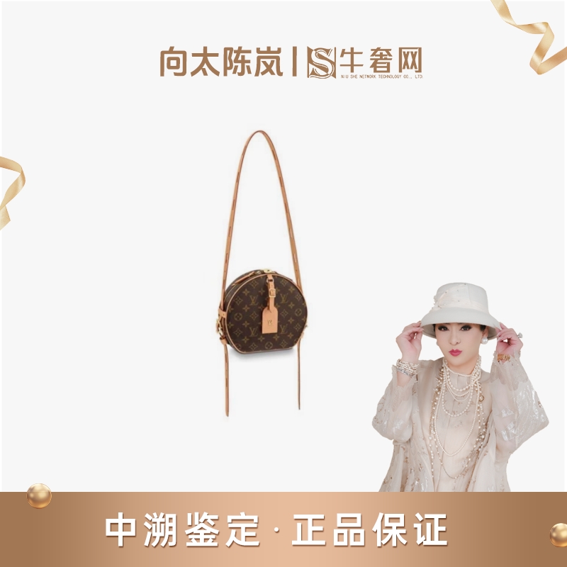 99新 LouisVuitton/路易威登 【向太专属】经典老花小/大软圆饼包