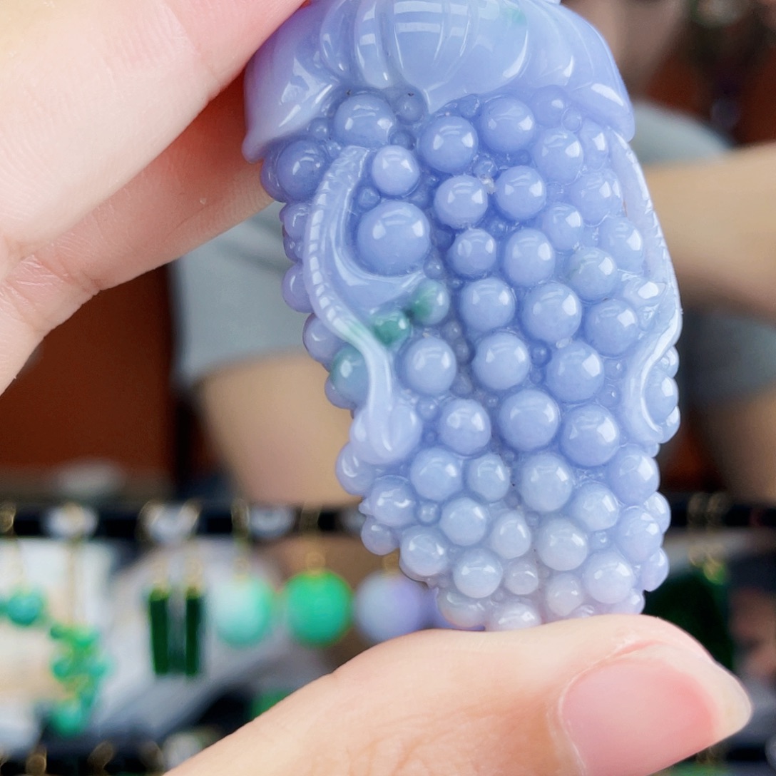 翡翠未镶嵌耳饰饰品