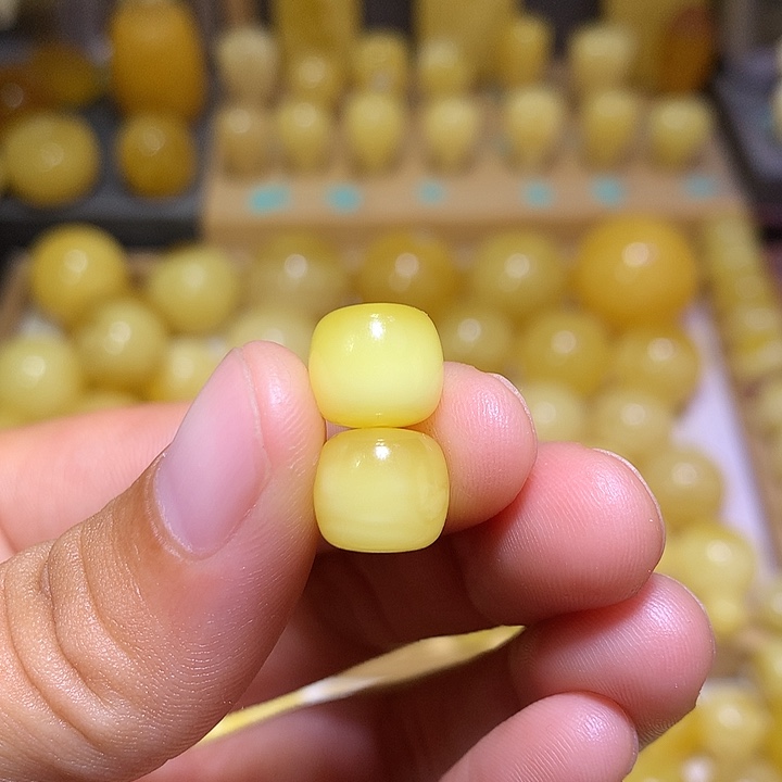 裸石蜜蜡未镶嵌天然俄料白花蜜蜡精工老型10