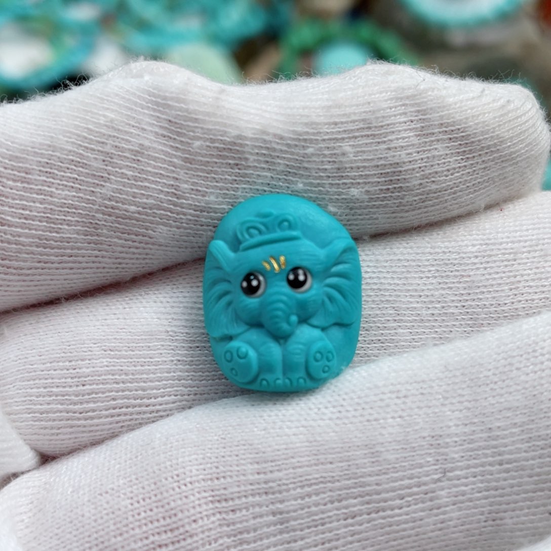 绿松石珠宝奇石未镶嵌