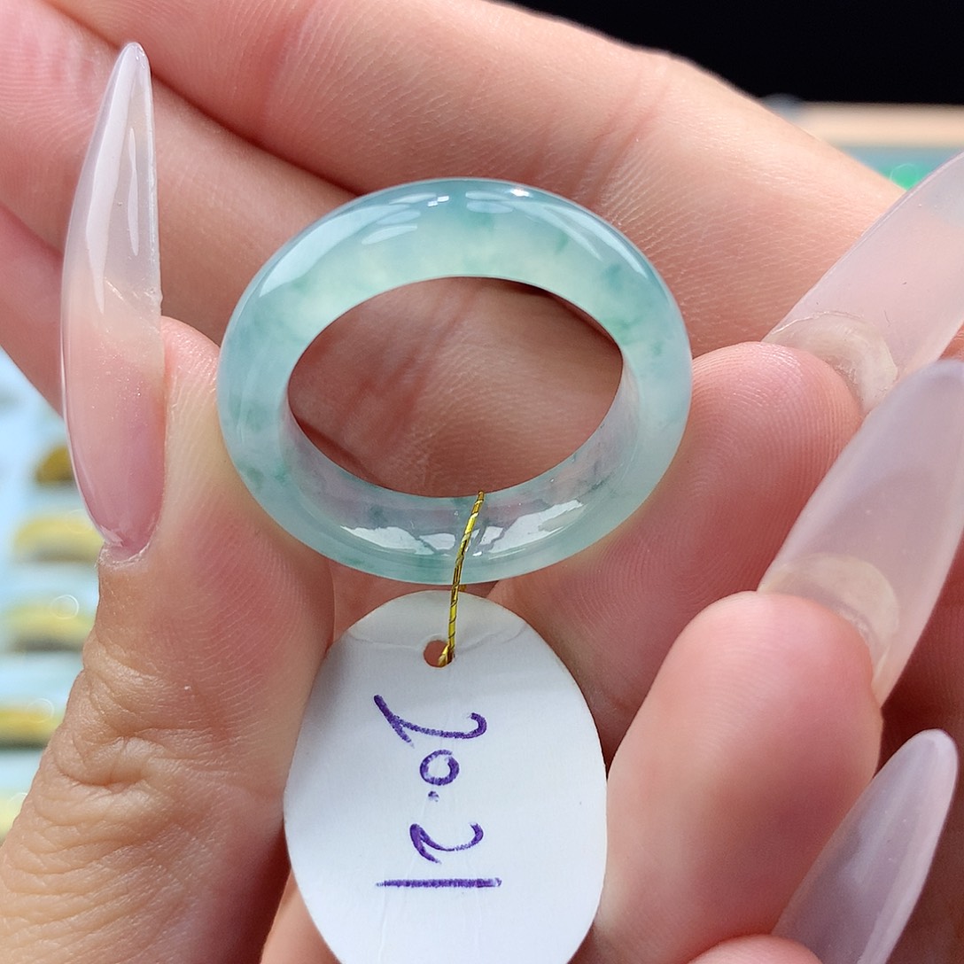 翡翠戒指未镶嵌20-21圈