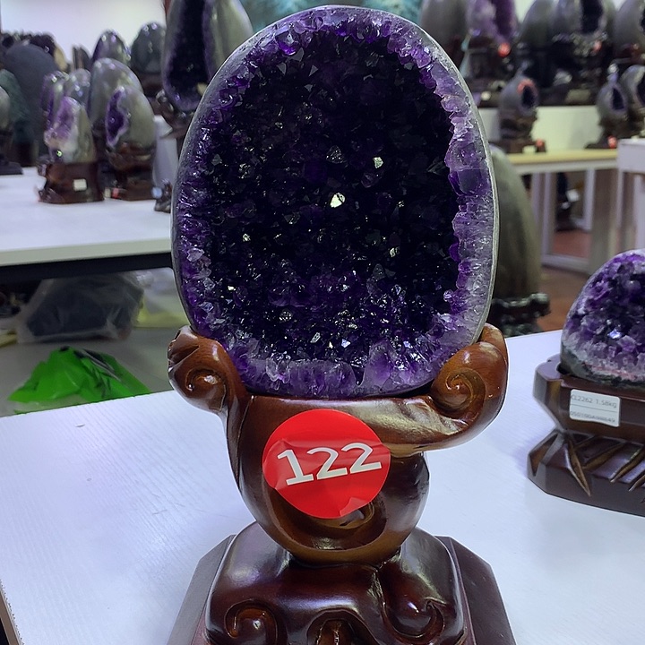 紫晶大型摆件（非配饰）银S925镶嵌妞妞