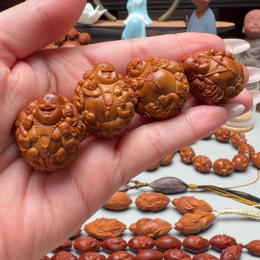 橄榄核手串/手链百子弥勒