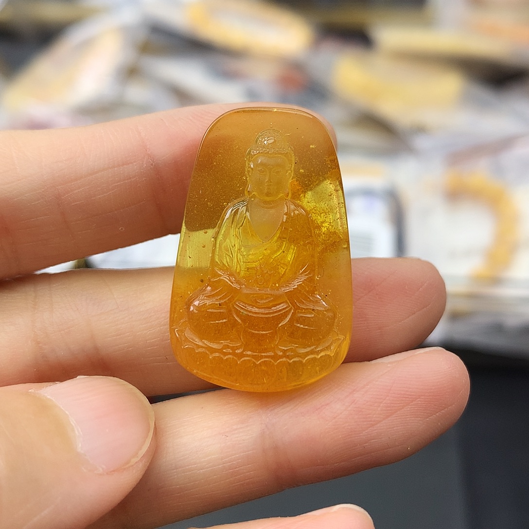 琥珀未镶嵌珠宝奇石
