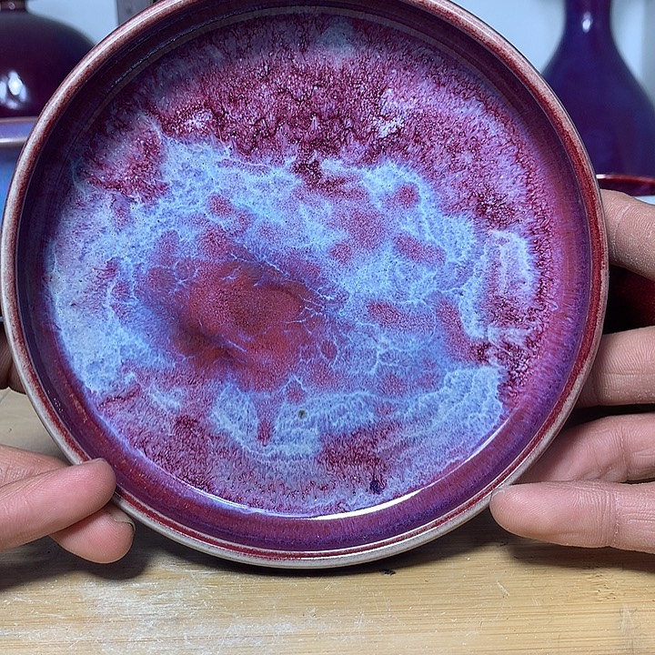 钧瓷杯子，纯手工制作钧瓷杯子