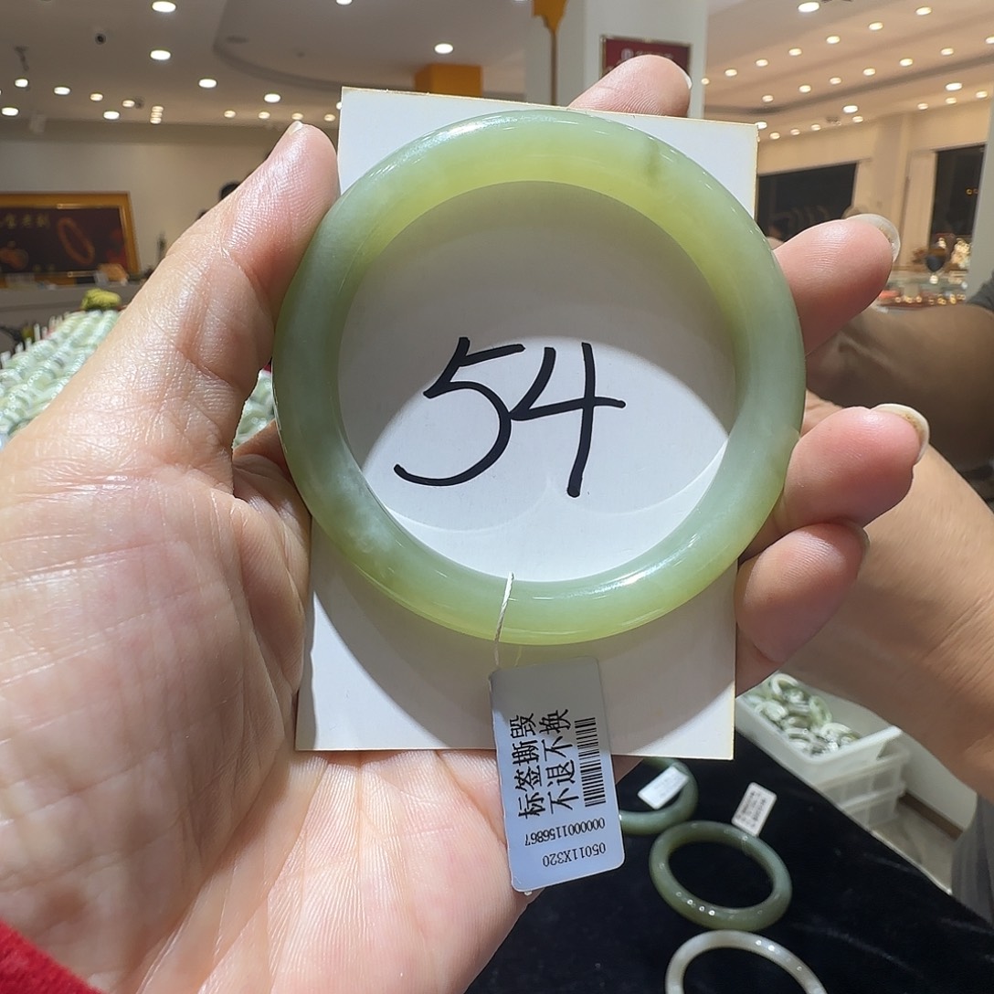 和田玉未镶嵌手镯359