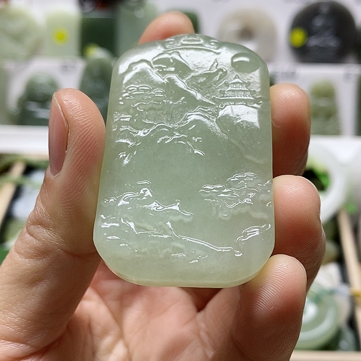 和田玉颈饰未镶嵌