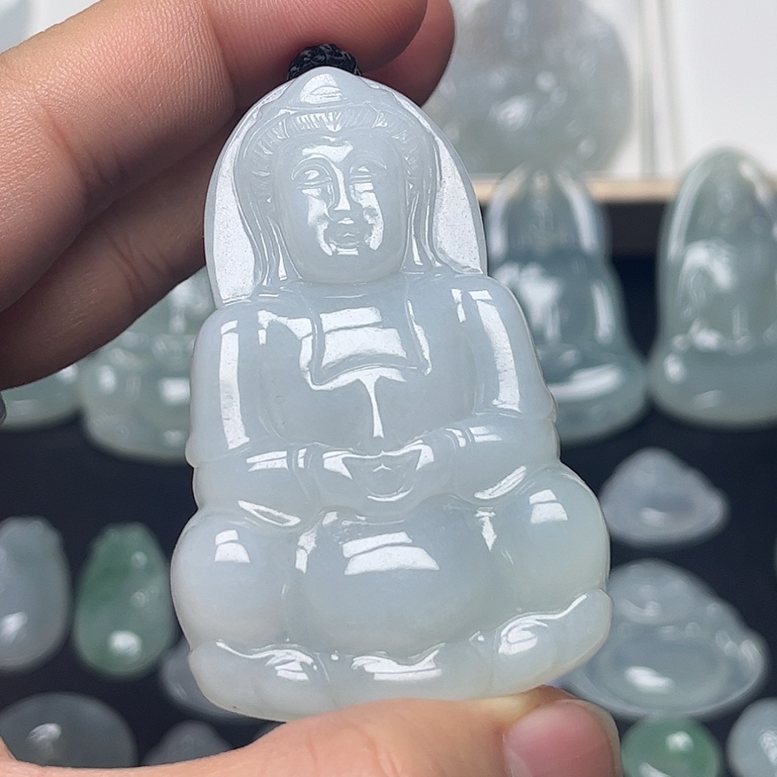 翡翠未镶嵌颈饰缅甸天然翡翠