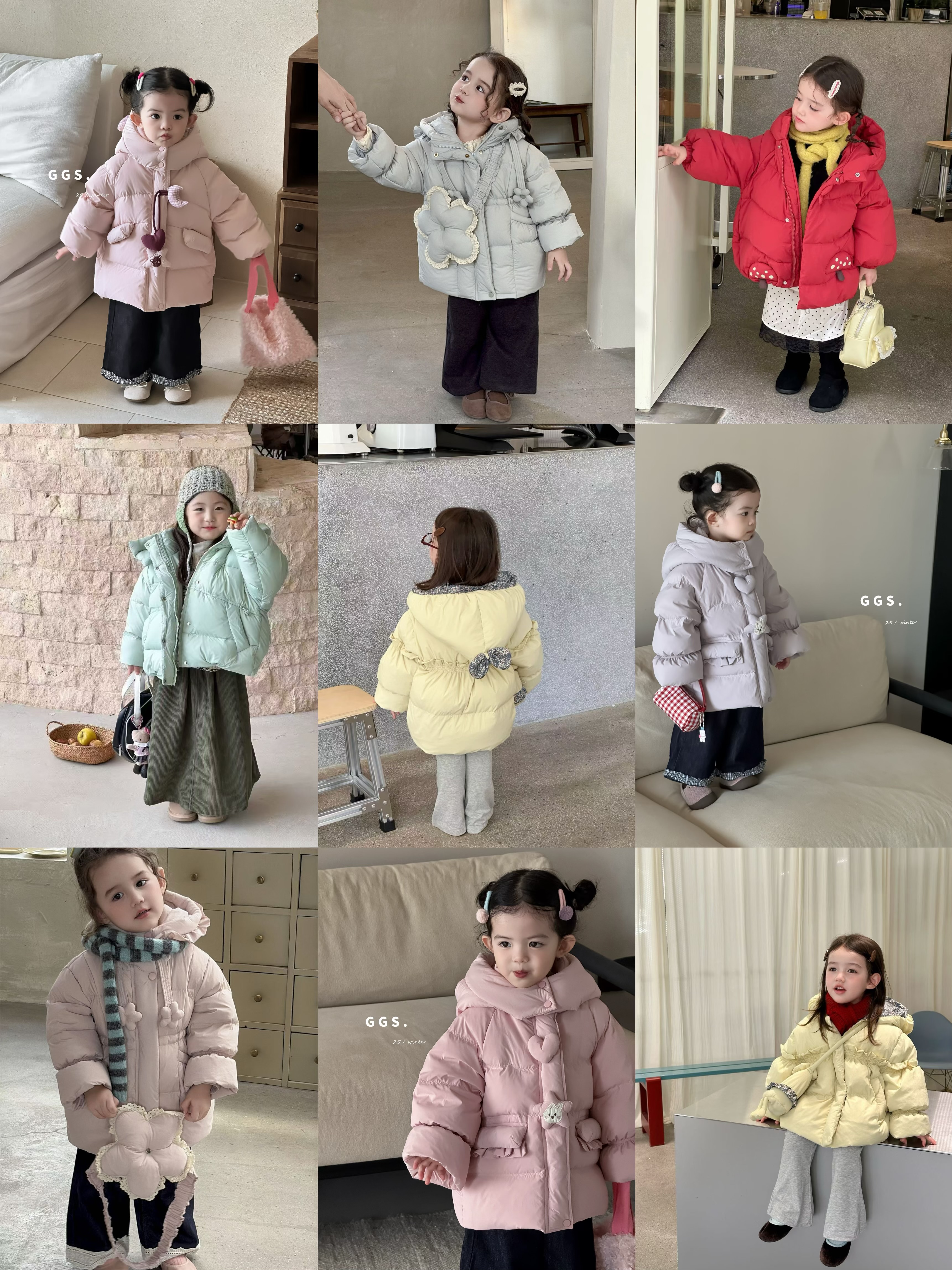 新【桃子西西编号101-150】2025冬季新款反季儿童羽绒服