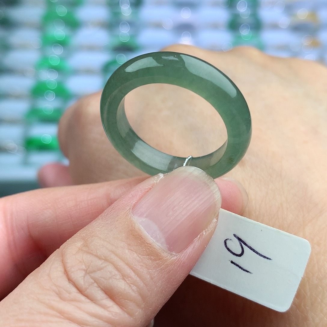 未镶嵌戒指翡翠19号