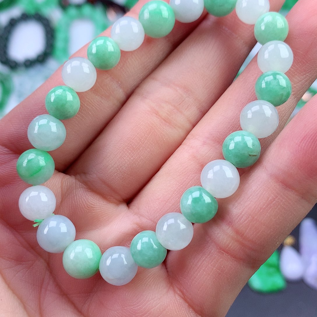 未镶嵌手链翡翠手串