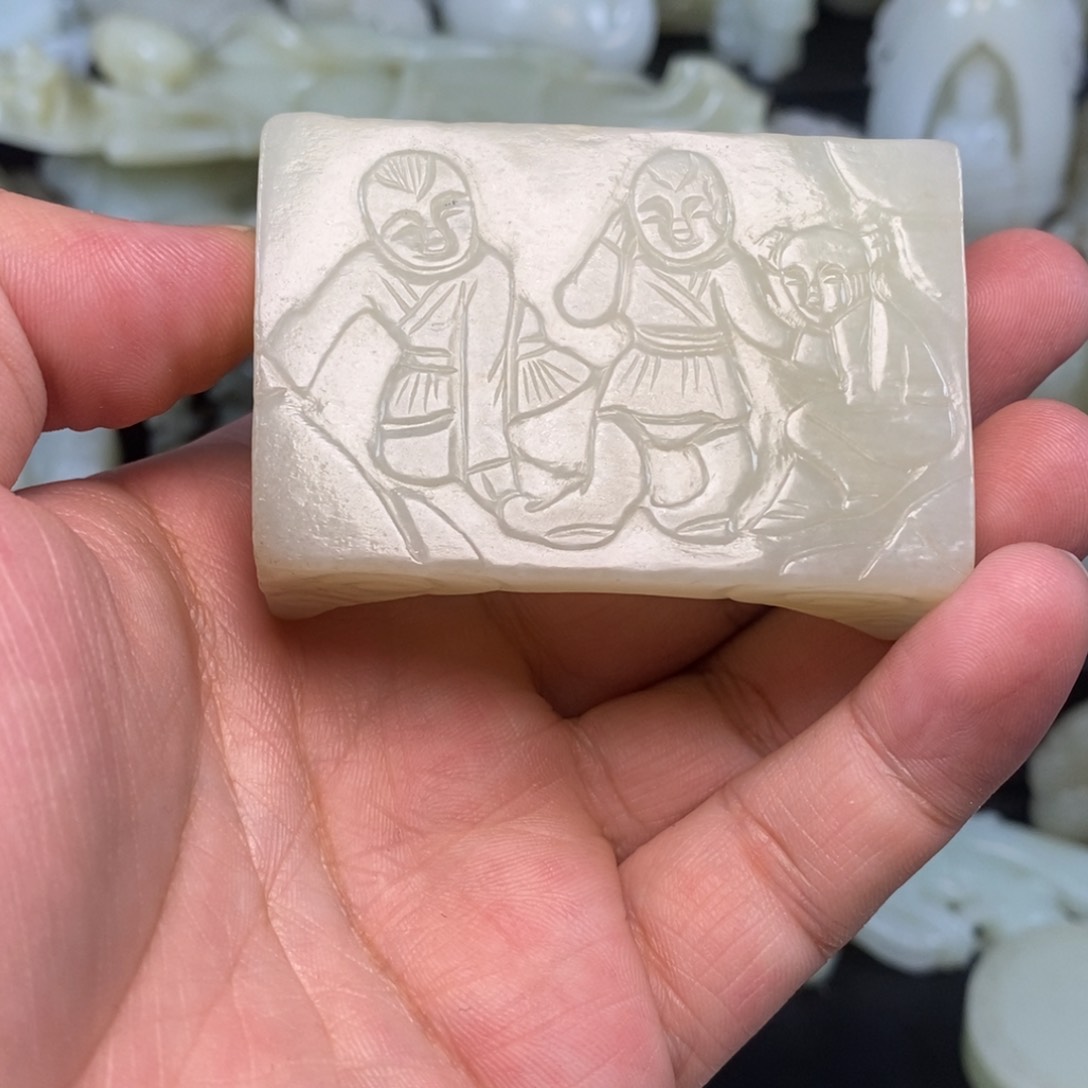 海**侯青花瓷墨床杯子