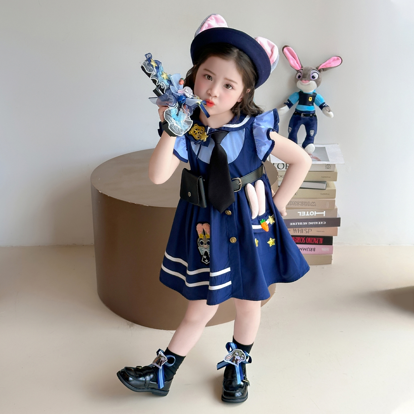 生日裙夏季春秋动物城甜美洛丽塔公主裙兔子朱迪服装儿童女童2026