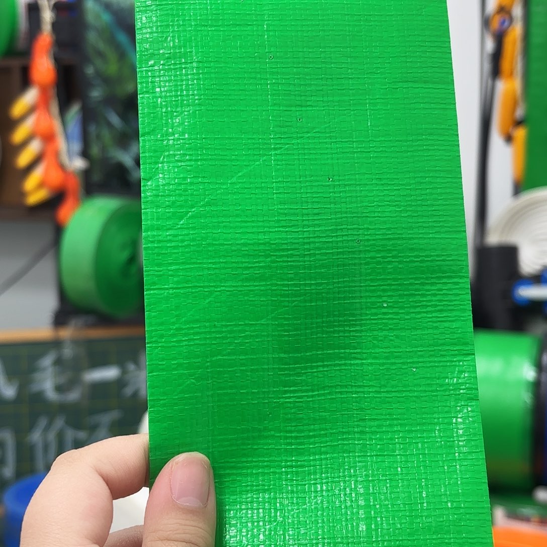 2寸7孔绿编织微喷带100米带接头