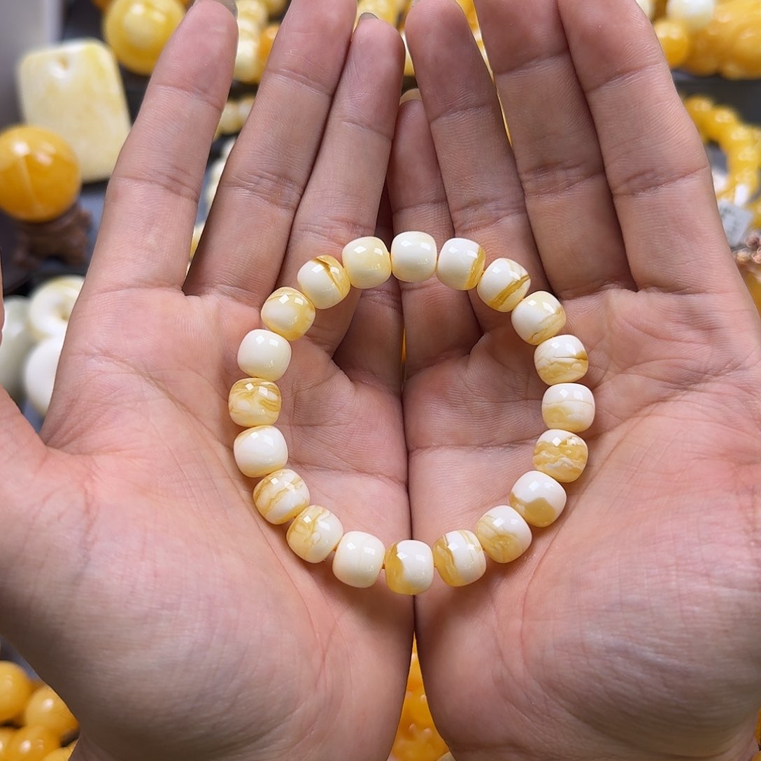 琥珀珠宝奇石未镶嵌同料老型11mm