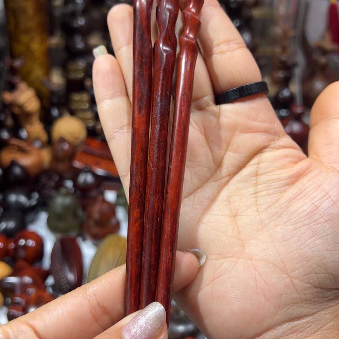 香榧木印度小叶紫檀发簪