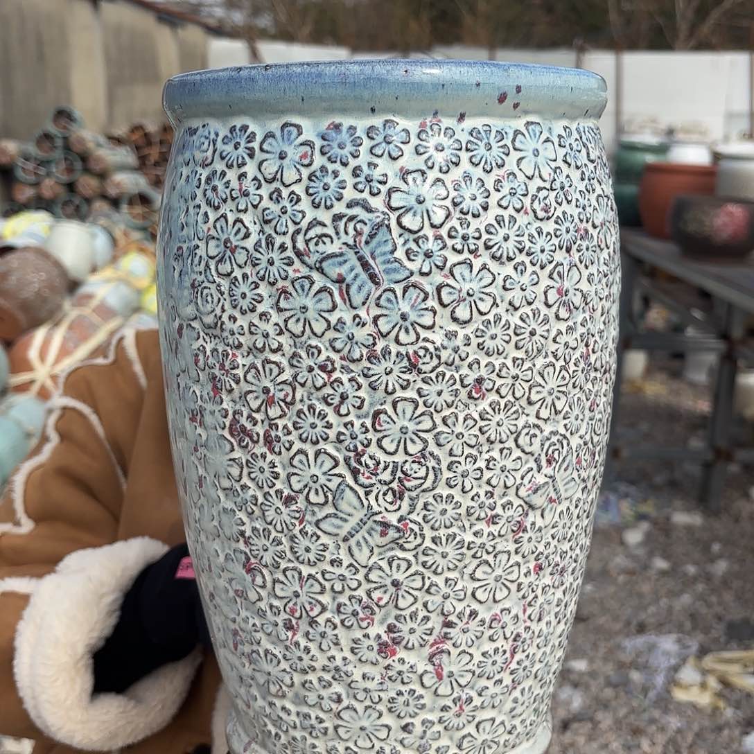 口径20高度31一个碎花