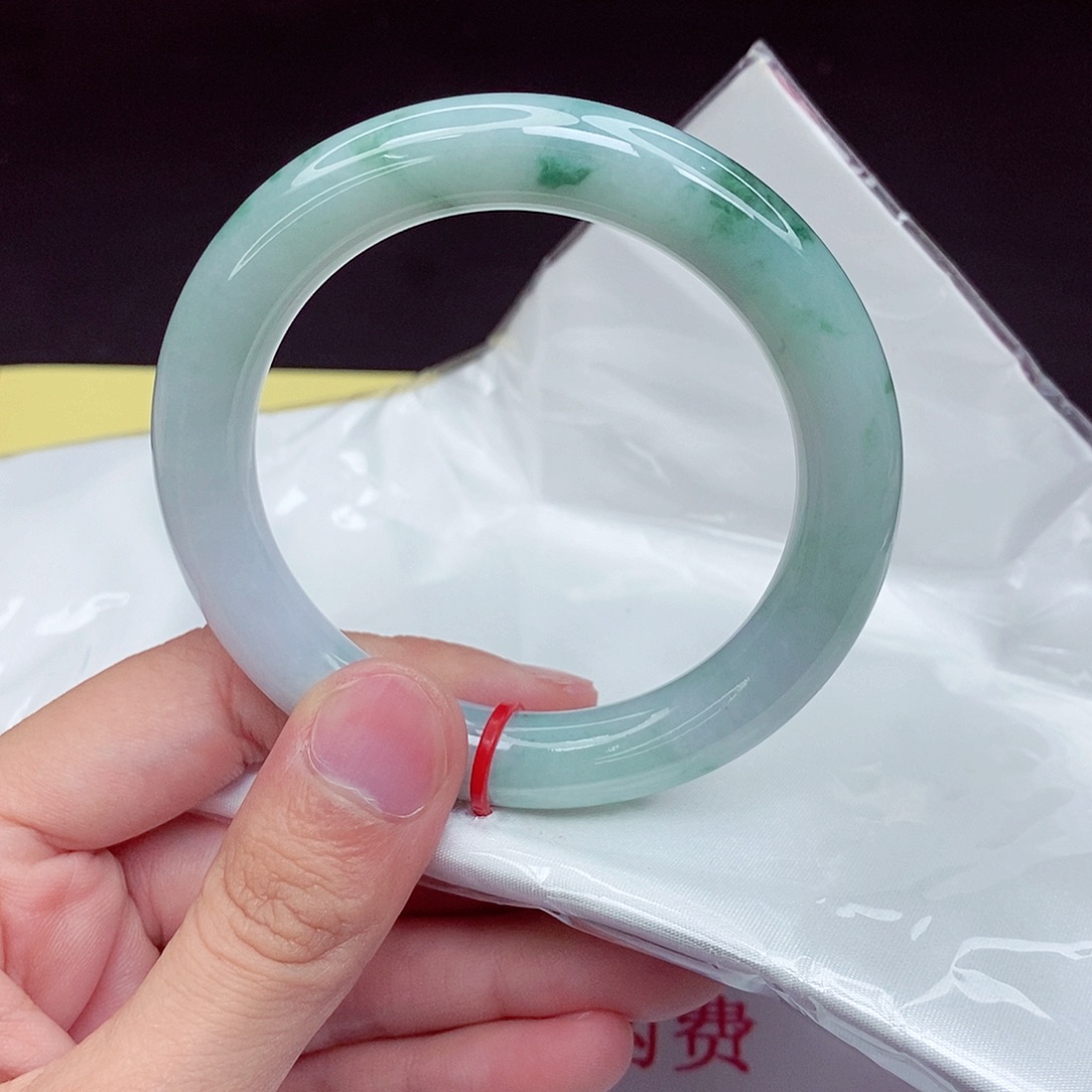 翡翠未镶嵌手镯57.2圈口