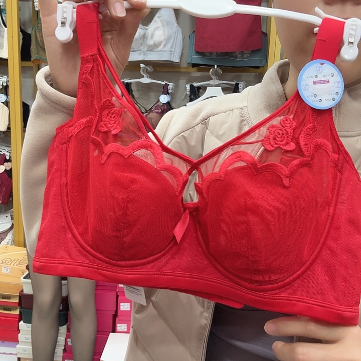 三醋酯纤维3308款红内衣