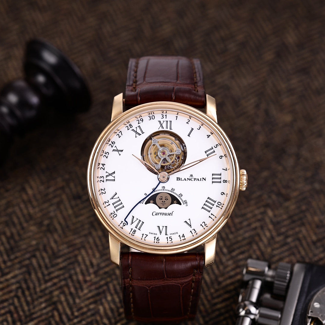 95新 WATCH SERVICE/有表以后 95新 宝珀 陀飞轮6622L 日期 月相