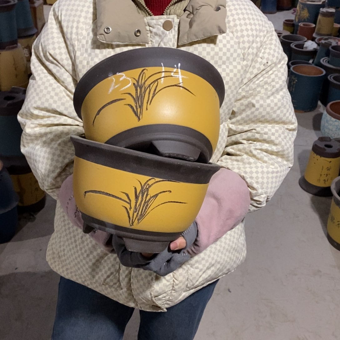 紫砂花盆紫砂花盆