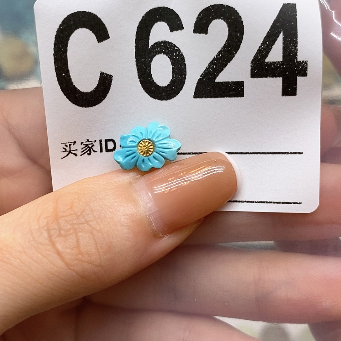 未镶嵌绿松石绿松石配饰定制