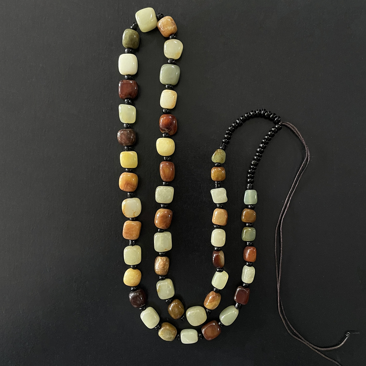 【卓希美】多宝和田玉项链多样性发一 编号-NY515066