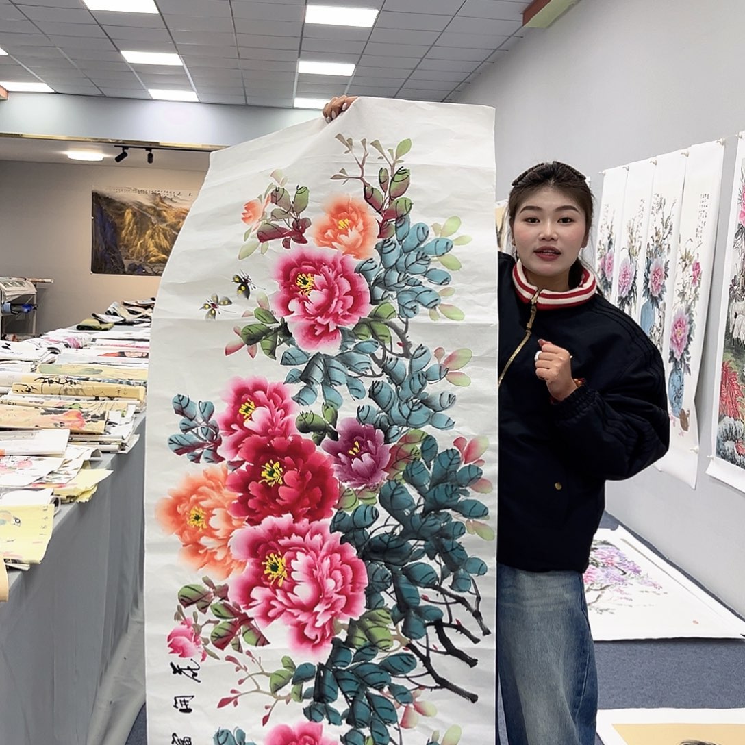 国画国画作品宣纸纯手绘