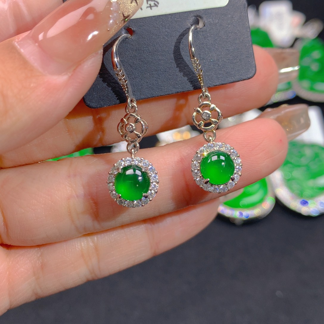 翡翠颈饰银S925镶嵌1111111111