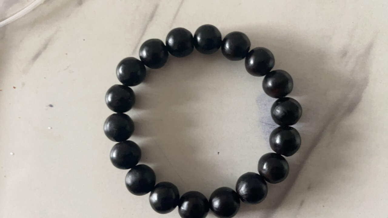 云南野生老树无患子手串，圆度百分之七、八十圆