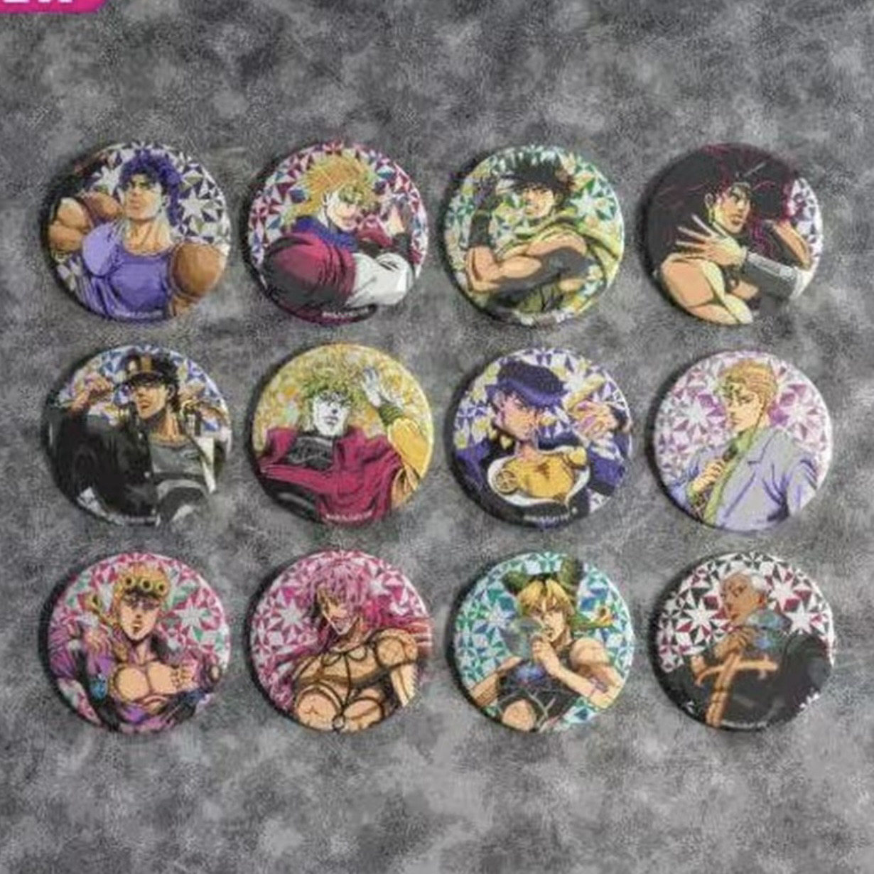 JOJO的奇妙冒险 world 世界展 原画 场贩吧唧徽章