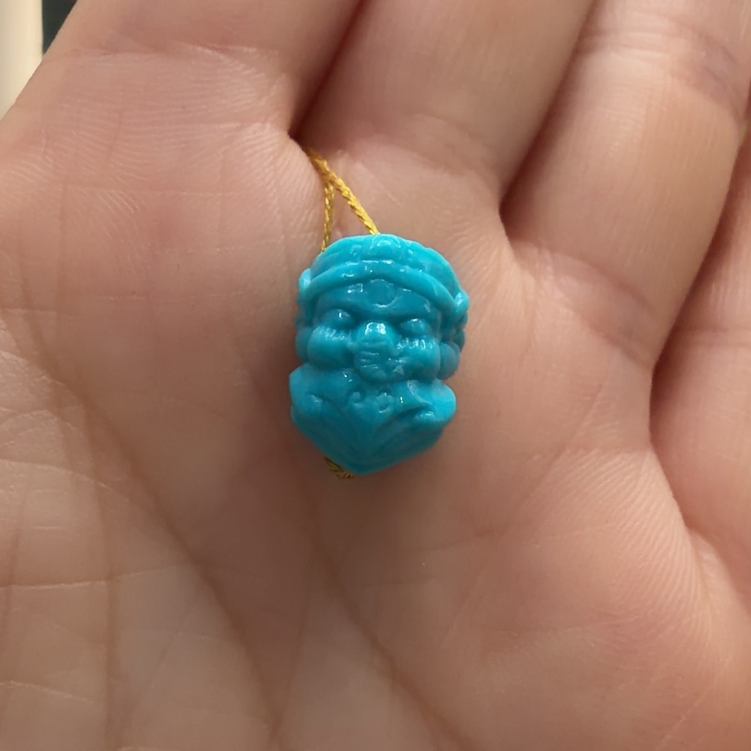 绿松石未镶嵌颈饰