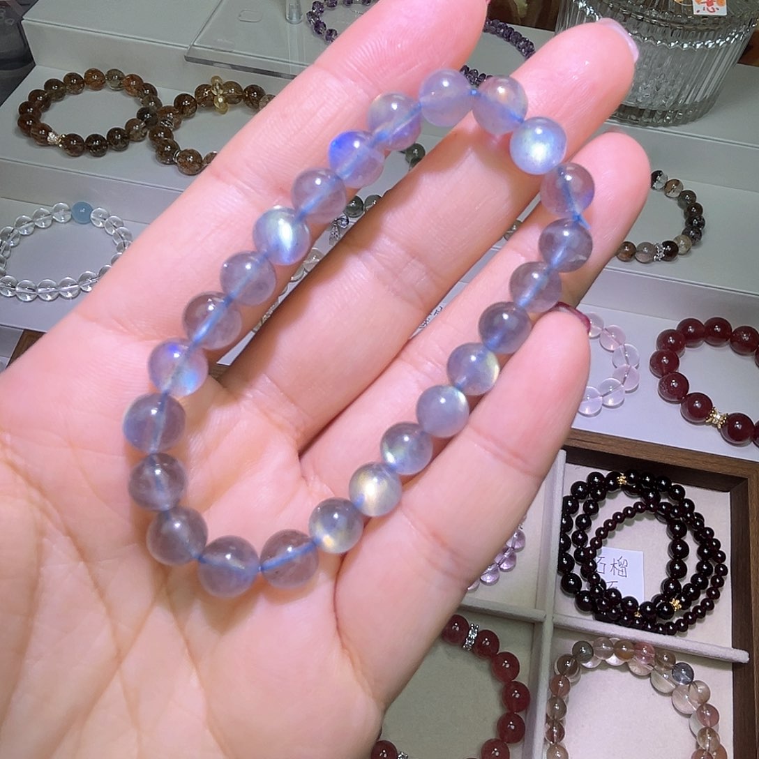 水晶手链未镶嵌灰月光