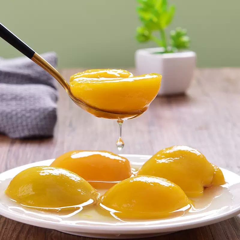 【拍一发4罐】当季黄桃罐头新鲜正宗沂蒙山大瓣桃肉满口果香510g瓶Z