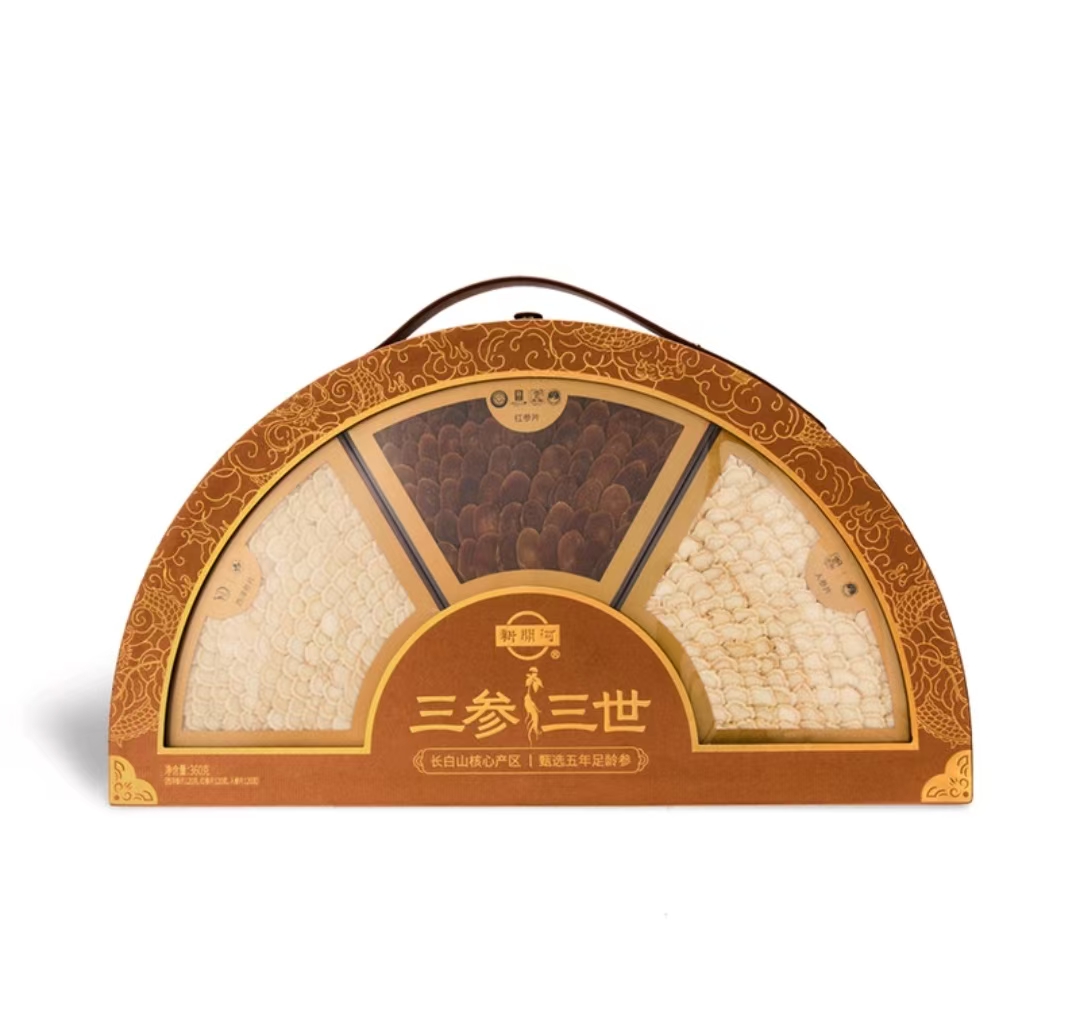 【会员商店】新開河 三参三世礼盒360g