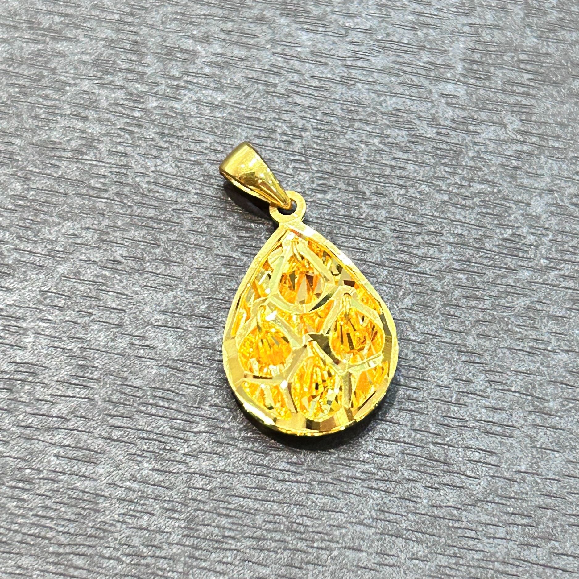 【销冠专享】足金999投资金攒黄金水滴ZBHJD1425克重多退少补