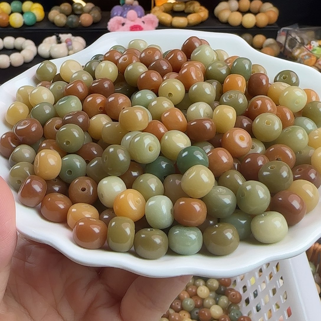 手串菩提根/象牙果微瑕卡10唐三彩桶100卡牌➕100备珠