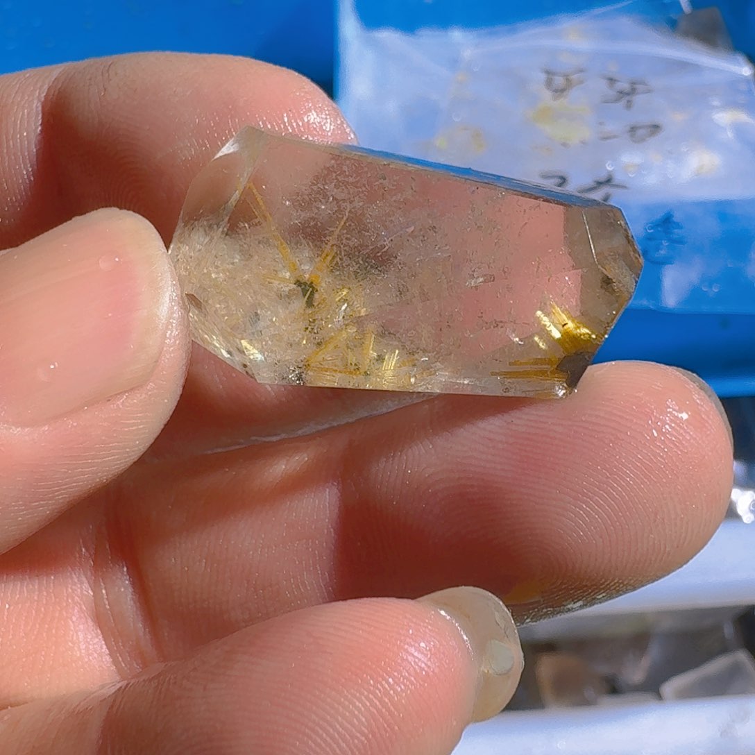 未镶嵌珠宝半成品水晶牙*