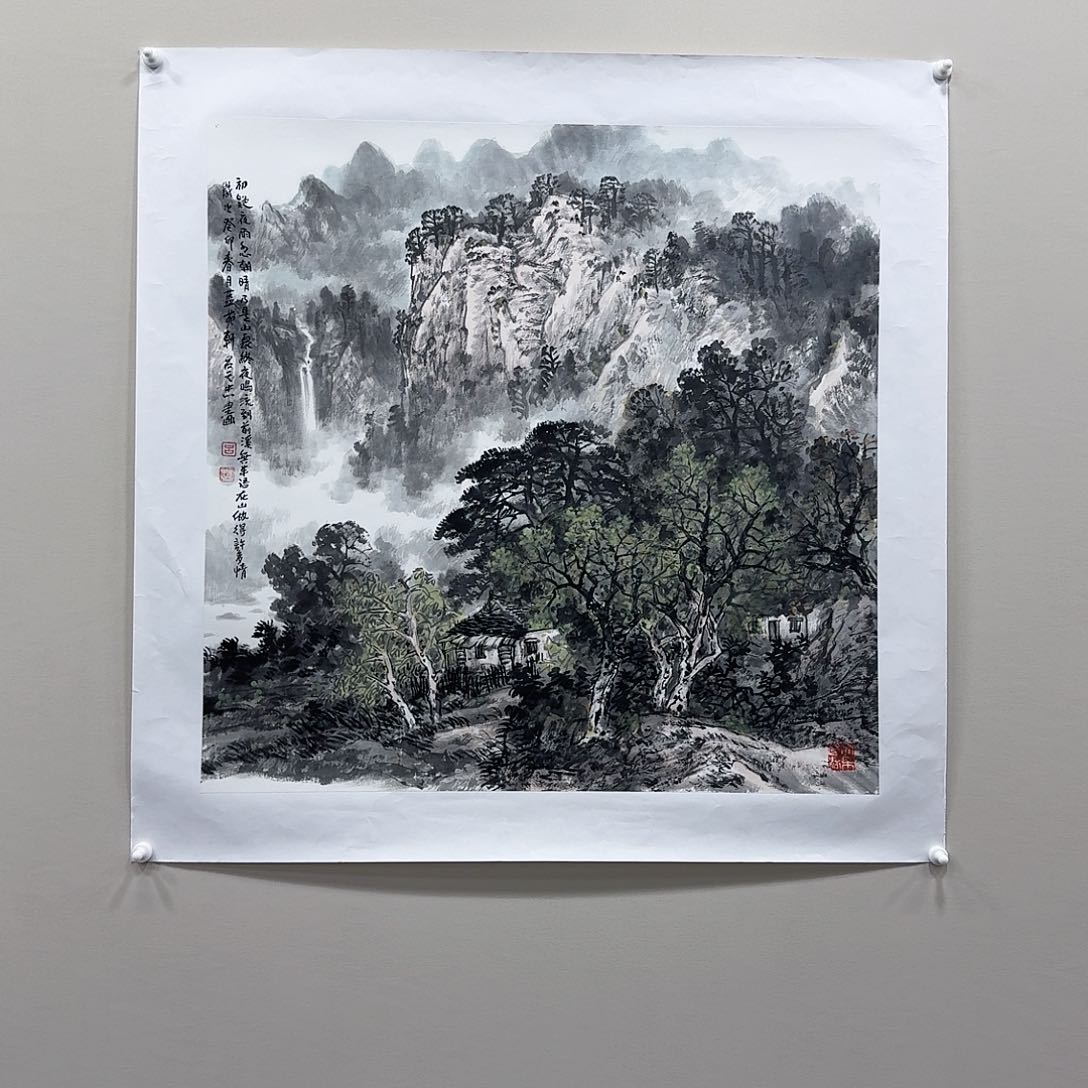 国画张*吕元忠四尺斗方精品