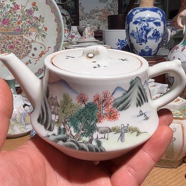 迷***雾瓷片紫砂壶紫砂壶