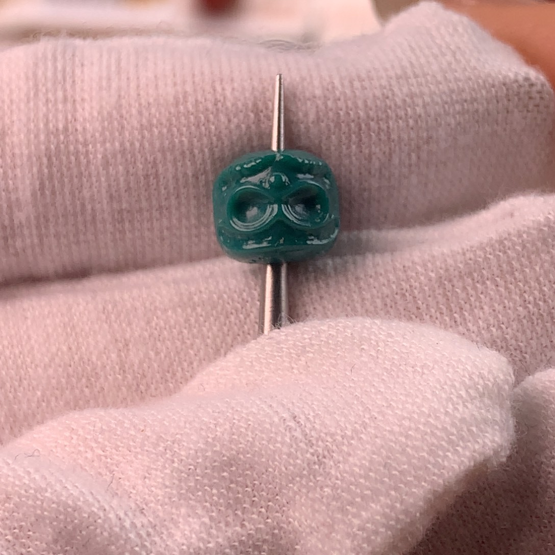 绿松石未镶嵌配饰蕊8.1^7.1