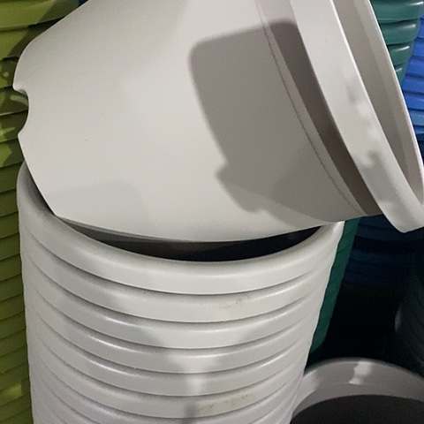 树脂四季5号微瑕灰白无托6个