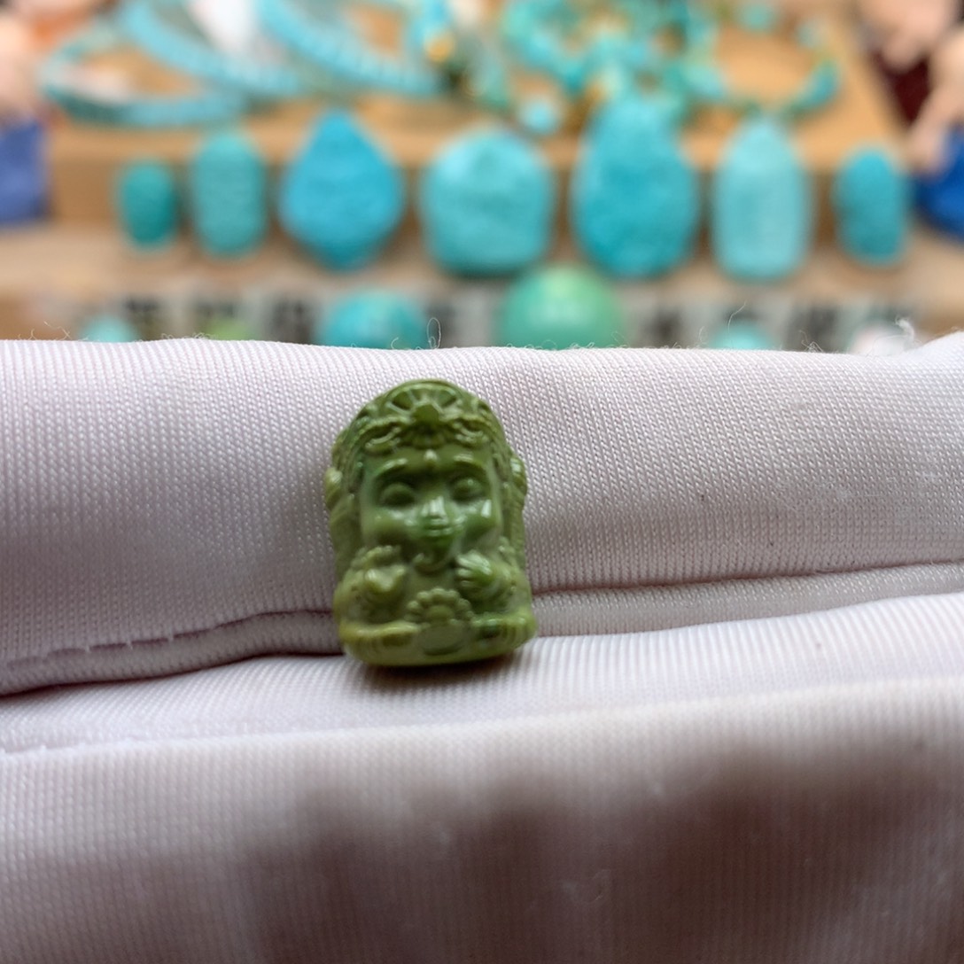 绿松石珠宝奇石未镶嵌